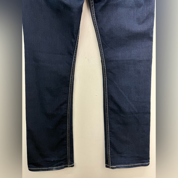 Buckle BKE size 31L Women’s Blue Denim Mid Rise Kate Bootcut Jeans - Picture 6 of 9